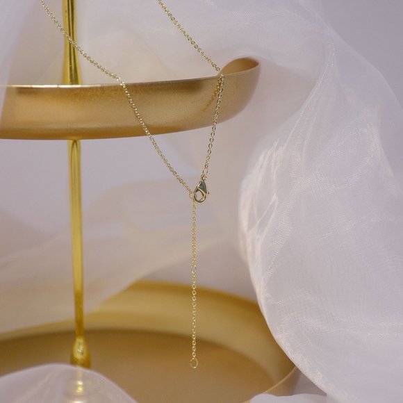 NEW 14K Gold Plated Diamond Angel Wing Necklace - Picture 9 of 9